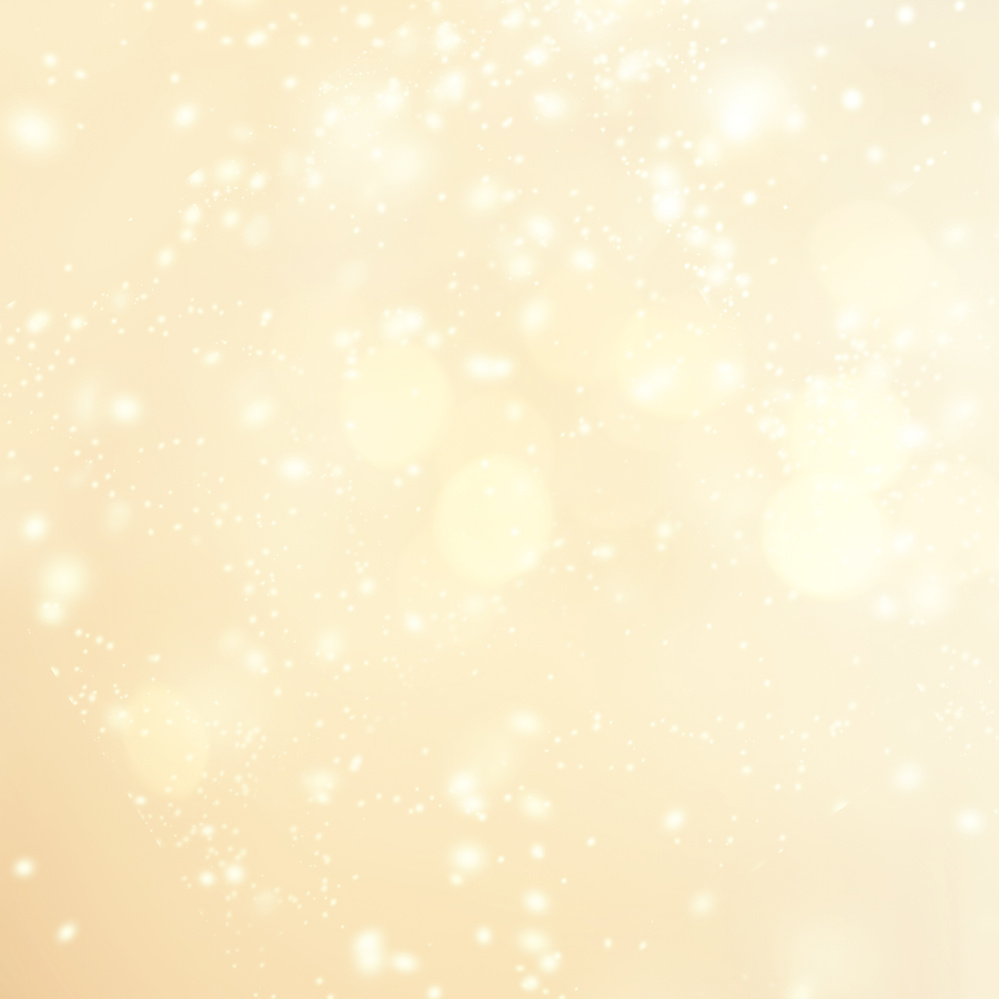 Gold Christmas Lights Background 