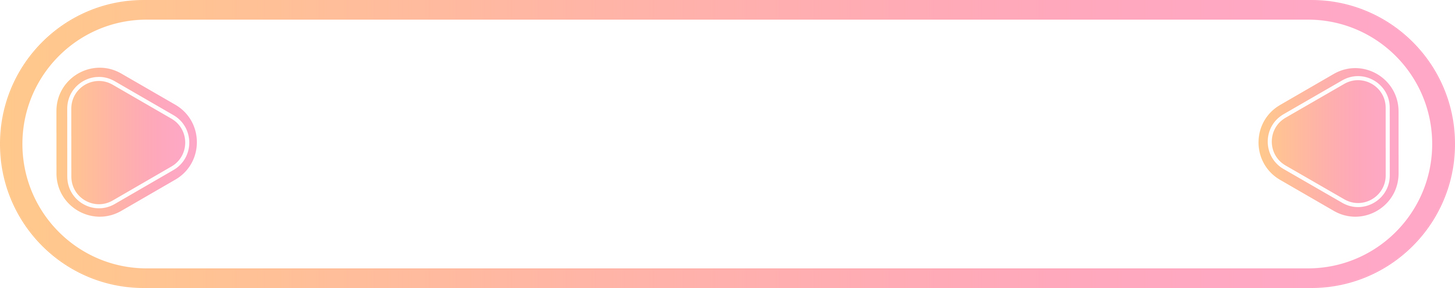 pink banner tab bar frame and arrow